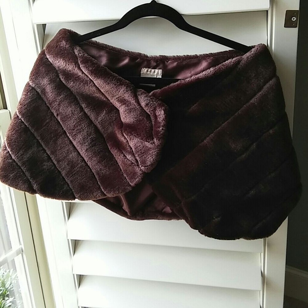 Faux Fur Cape by Sashimi